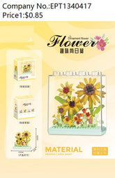 Color box dream flower box-sunflower blocks 354PCS